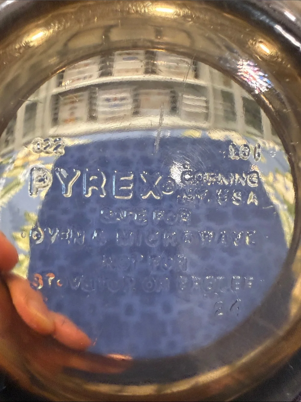 Pyrex Amber Brown Glass Mixing Bowl 1 quart